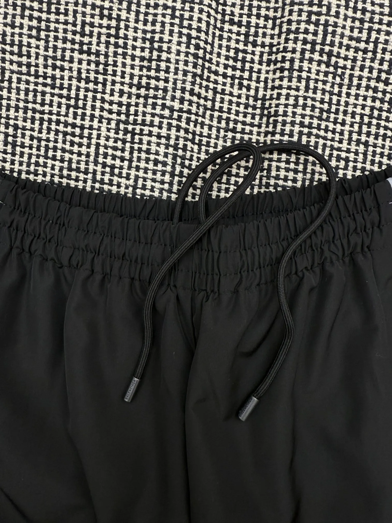 Balenciaga Paris 3M reflective print patchwork drawstring trousers XS/S/M/L